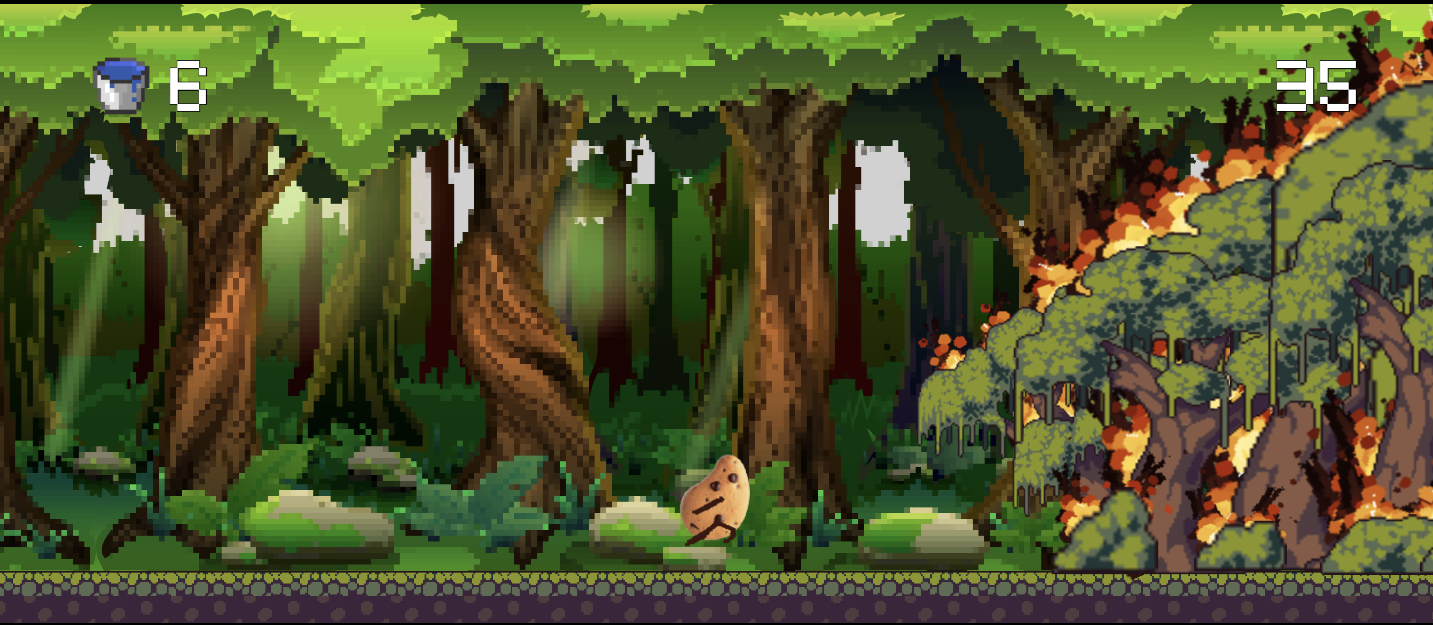 Schermata del gioco Save the Jungle